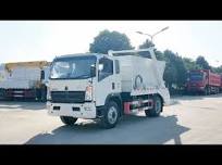 SINOTRUK HOWO 4X2 Skipper Swing Arm Garbage Truck