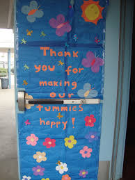 Cafeteria Door Decorated Teacher Appreciation Door Decorations Teacher Appreciation Doors Teacher Appreciation Art