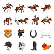 Maybe you would like to learn more about one of these? Cheval Montant Icones De Couleur Plat Sport Avec Cavalier A Cheval Jockey En Prix De Cloture De Fer A Cheval De Transport Vecteur Gratuite