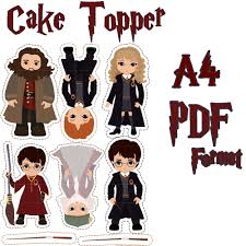 Wizard Boy Cake Cake Topper And Wizard Girl Cake Decor Etsy In 2021 Harry Potter Theme Party Harry Potter Birthday Harry Potter Diy