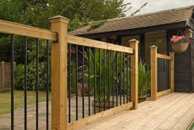 If you do decide to include a guardrail on a low deck, its height and the spacing of the balusters is up to you. How To Install Deck Railings And Balusters Yourself Learning Centerlearning Center