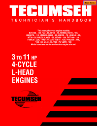 Tecumseh 3 To 11 Hp Engine Manual Manualzz Com