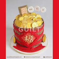 Gold Coins Cake By Guilt Desserts Kue Ulang Tahun Resep