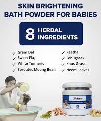 Brand name shoff product name baby powder ingredient mixed port. Bygrandma Skin Brightening Bath Powder For Babies Go Organik
