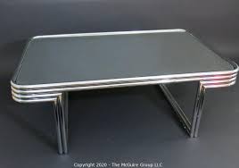 Here are a few ways you can make your coffee table the focal point of your living room. The Mcguire Group Llc Auction This Weeks Online Auction From Tmg Features An Art Deco Living Estate In Arlington Va Part 1 Item Art Deco Style Heavy Chrome And Smokey