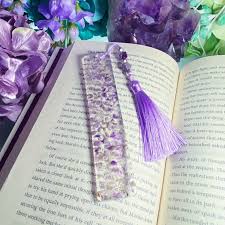 Amethyst Gemstone Bookmark February Birthstone Bookmark Etsy In 2020 Crystal Bookmark February Birth Stone Glow In The Dark