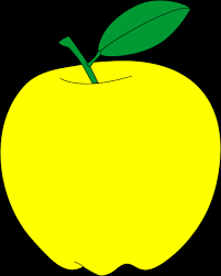 It has a soft, yet crisp flesh with a sweet taste and a slightly tart finish. Yellow Apple Free Vector Clipart Free Printable Pdf