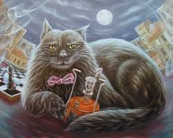 kot begemot kot illyustracii koshki