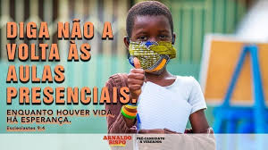 As atividades foram retomadas em modelo híbrido de ensino, que mescla os formatos presencial e remoto. Abaixo Assinado Diga Nao A Volta As Aulas Presenciais Durante A Pandemia Change Org