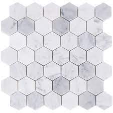 Browse our new range of mosaic tiles today! Home Improvement Hexagon Carrara Marble Stone Tiles Kitchen Backsplash Bathroom Shower Wall Floor Decor Free Shipping Lsmbh08 Stone Tile Marble Stone Tilehome Improvement Aliexpress