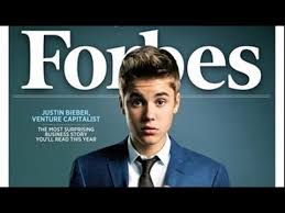 Justin Bieber Forbes Magazine Cover for Celebrity 100 - YouTube