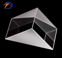 Optik özel k9 BK7 cam dik açılı prizma 90 derece kristal kuvars bk7 30 60  90 derece prizma aynaları
