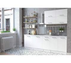 Peinture cuisine avec meuble bois : Bas 40 Cm 1 Porte 1 Tiroir Uno 243159 Blanc Mat Meuble Bas De Cuisine But