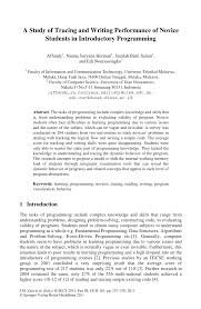Due to this, nakula wanted to find her and avenge his father's death. Pdf A Study Of Tracing And Writing Performance Of Novice Students In Introductory Programming