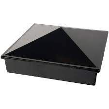 Powder coated 3″ x 3″ aluminum post for use with ultralox 42″ aluminum rail panels. Buy 3 X 3 Aluminium Pyramid Post Cap For Metal Fence Deck Posts