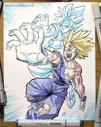 As a result, gohan is able to achieve a power beyond super saiyan 2 and even super saiyan 3, ultimately being equal to a. Here S My Drawing Of Gohan And Goku Dbz