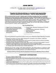 Digital Marketing Manager Resume Objective Best Resume Examples