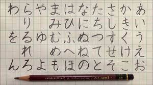 Hiragana and katakana are both kana systems, with the rule that each character represents one mora. Japanese Hiragana Alphabet Written With Pencil R Penmanshipporn