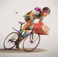 Pin By Dale Henninger On Bicycle Art Fixed Gear Bike Fixed Gear Girl Fixed Gear