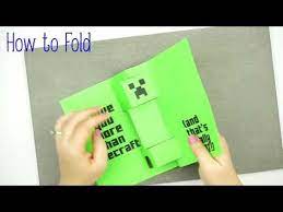 Shop unique cards for birthdays, anniversaries, congratulations, and more. A Step By Step Tutorial On How To Make A Minecraft Father S Day Card With A Pop Up Creeper It S Sim Minecraft Birthday Card Diy Pop Up Cards Dad Birthday Card