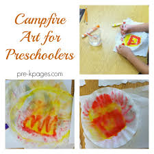 Campfire process art for a camping theme pre k pages. Campfire Process Art For A Camping Theme Pre K Pages