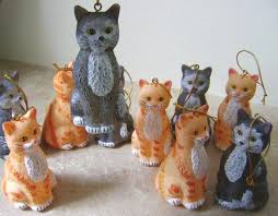 Cat Ornaments Vintage Orange Tabby Grey Black Mackerel Tabby Etsy Orange Tabby Cat Ornament Orange Tabby Cats