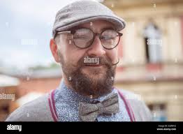 Nerd in eyeglasses bow tie hi-res stock photography and images