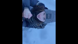 Play with snow❄️❄️❄️