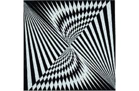 Black And White Illusion Rug Twisting Illusion Paintings Optical Illusions Black And White Illusions