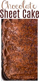 What is the size of a sheet cake? The Best Chocolate Sheet Cake Baker By Nature