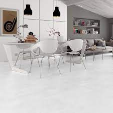 Factory Large White Floor Tiles In Uber Modern Home White Tile Floor Tile Floor Living Room Living Room Tiles