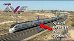 Madrid to Barcelona NONSTOP on Spain's FASTEST Train! - YouTube
