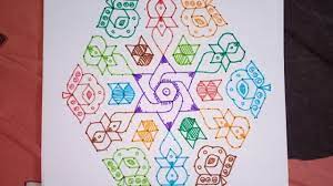 It gives so much pleasure to see the lovely and colorful. Easy Step Rose Kolam With 21 11 Interlaced Dots Easy Big Kolam Margali Big Kolam With Easystep Youtube