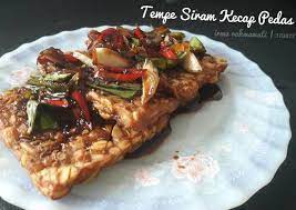Tempe Siram Kecap Pedas Pr Recookmantenelise Pedas Tempe Asia