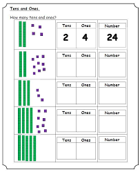 Place Value Tens Ones Worksheets In 2020 Tens And Ones Worksheets Tens And Ones Place Values