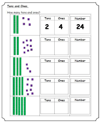 Greater or less than and equal to. Place Value Tens Ones Worksheets Place Values Tens And Ones Tens And Ones Worksheets
