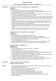 Entertainment Coordinator Resume Samples Velvet Jobs