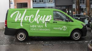 Mini Van Advertising Mockup For Free Mini Van Car Brands Branding Mockups