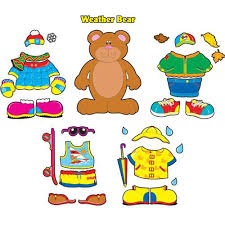 Set Weather Up Weather Board Bear N568 Xl Dress Bear Bulletin Printable In 2020 Preschool Weather Teaching Weather Preschool Circle Time