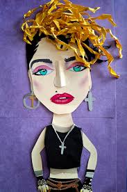Hi everyone, This is my first post here. I wanted to share with you my  Madonna paper cut. There are so many iconic looks and outfits of Madonna,  and I had been
