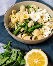 The salad is not only topped with crumbled roquefort blue cheese, but it's also in the dressing. Ina Garten S Pancetta And Broccoli Rabe Pasta A Dash Of Ginger In 2021 Broccoli Rabe Pasta Broccoli Rabe Pasta
