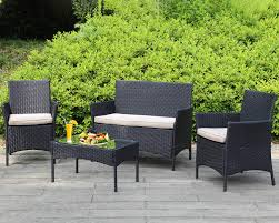 Make the most out of your deck or backyard with our selection of outdoor furniture. Outdoor Patio Furniture Sets 4 Pieces Patio Set Rattan Chair Wicker Sofa Conversation Set Patio Chair For Backyard Lawn Porch Poolside Balcony Garden Furniture Sets With Coffee Table Amazon In Garden Outdoors