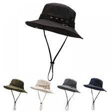 Wide Brim Boonie Hat Uv Protection Fishing Hat Waterproof Bucket Hat Summer Outdoor Hiking Safari Sun Hat For Men Women Walmart Com Walmart Com