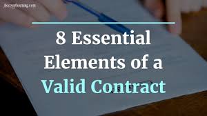 Section 2(b) of the contract act 1950 ( malaysia ) provides that when the person to. Essential Elements Of A Valid Contract