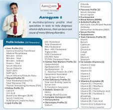 Basic Health Checkup Package Aarogyam 8 Profile Rs 2625 Which Consists Of 100 Tests And Consists Of Fundamental Tests For Preventative Health Checkup Health