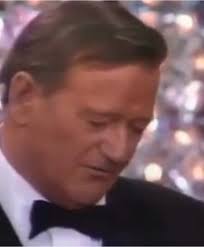 Happy Oscar’s Day! • John Wayne winning the Best Actor Oscar for his  performance in “True Grit”