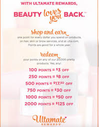 Earning And Redeeming Points At Ulta Under The Ultamate