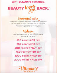 earning and redeeming points at ulta under the ultamate