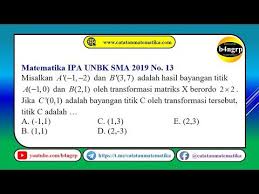 We did not find results for: Soal Dan Pembahasan Penerapan Matriks Dalam Transformasi Geometri