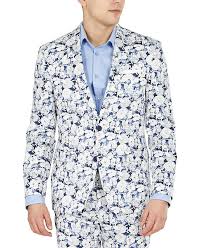 Men's mandarin collar burgundy ~ wine ~ 5 button 2piece floral print burgundy suit $ 119. Bar Iii Men S Slim Fit Floral Suit Separate Jacket Created For Macy S Reviews Blazers Sport Coats Men Macy S